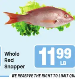 Tony’s Fresh Market Whole Red Snapper offer