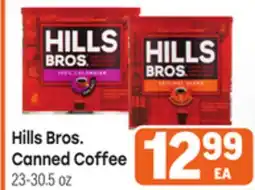 Tony’s Fresh Market Hills Bros. Canned Coffee offer