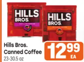Tony’s Fresh Market Hills Bros. Canned Coffee offer