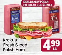 Tony’s Fresh Market Krakus Fresh Sliced Polish Ham offer