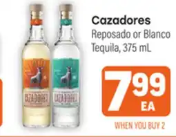 Tony’s Fresh Market Cazadores Reposado or Blanco Tequila offer
