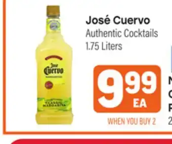 Tony’s Fresh Market José Cuervo Authentic Cocktails offer