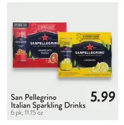 Fresh Thyme San Pellegrino Italian Sparkling Drinks offer