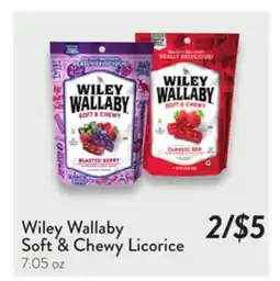 Fresh Thyme Wiley Wallaby Soft & Chewy Licorice offer
