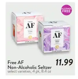 Fresh Thyme Free AF Non-Alcoholic Seltzer offer