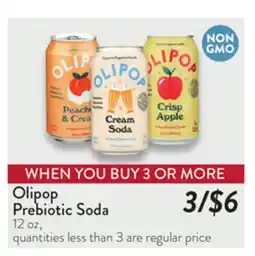 Fresh Thyme Olipop Prebiotic Soda offer