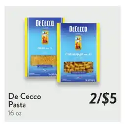 Fresh Thyme De Cecco Pasta offer