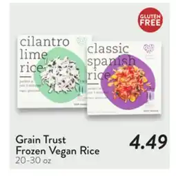 Fresh Thyme Grain Trust Frozen Vegan Rice offer