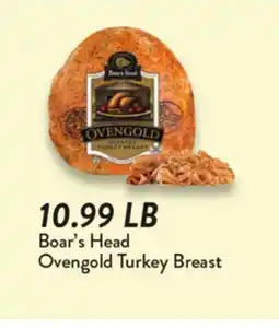 Fresh Thyme Boar's Head Ovengold Turkey Breast offer