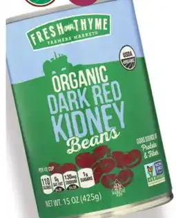 Fresh Thyme Fresh Thyme Organic Canned Beans offer