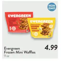 Fresh Thyme Evergreen Frozen Mini Waffles offer