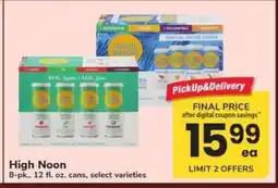 Safeway HIGH NOON offer