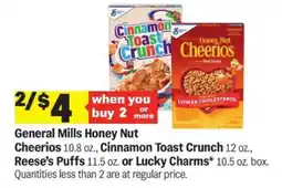 Meijer General Mills Cereals offer