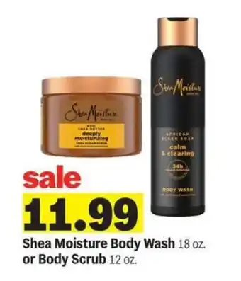 Meijer Shea Moisture Body Wash or Body Scrub offer