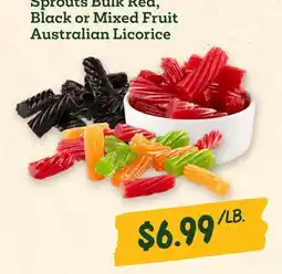 Sprouts Farmers Market Sprouts Bulk Red, Black or Mixed Fruit Australian Licorice offer