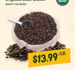 Sprouts Farmers Market Sprouts Organic Bulk Coffee offer
