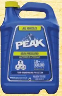 Ace Hardware PEAK Prediluted Antifreeze + Coolant, Gal offer