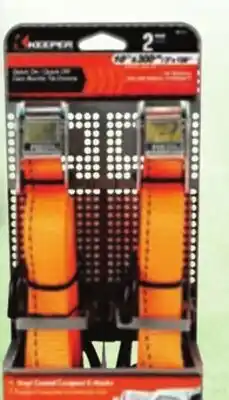 Ace Hardware Keeper 1 x 10' Orange Tie Down Straps 2/Pk offer