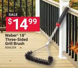 Ace Hardware Weber 18 Three-Sided Grill Brush offer