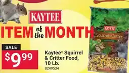Ace Hardware Kaytee Squirrel & Critter Food, 10 Lb offer