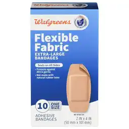 Walgreens Flexible Fabric Bandages Extra-Large offer