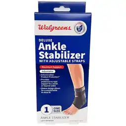 Walgreens Deluxe Ankle Stabilizer One Size offer