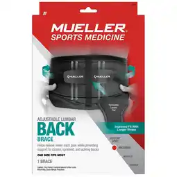 Walgreens Lumbar Back Brace with Removable Pad One Size offer