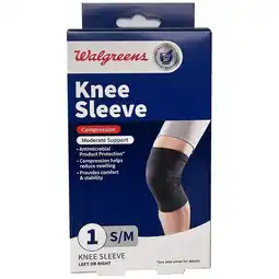 Walgreens Knee Compression Sleeve S/M offer