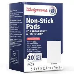 Walgreens Non-Stick Pads 2 In x 3 In offer