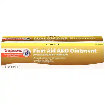 Walgreens First Aid A&D Ointment offer