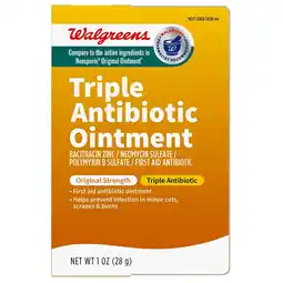 Walgreens First Aid Triple Antibiotic Ointment offer