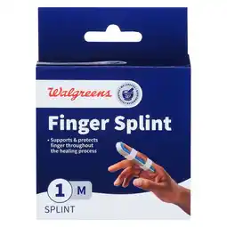 Walgreens Finger Splint Medium offer
