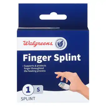 Walgreens Finger Splint Small offer