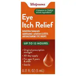 Walgreens Eye Itch Relief Drops offer