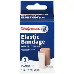 Walgreens Elastic Bandage with Self-Closure 3 Inch Width offer