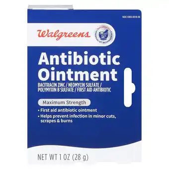 Walgreens Antibiotic Ointment offer