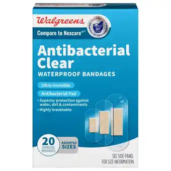 Walgreens Antibacterial Waterproof Bandages Assorted offer