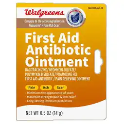 Walgreens Triple Antibiotic + Scar Cream offer