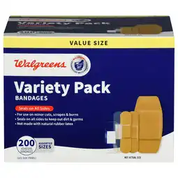 Walgreens Variety Pack Bandages Assorted Sizes offer