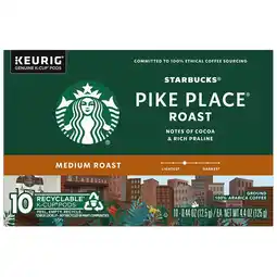 Walgreens K-Cup Pike Place Pike Place Roast offer