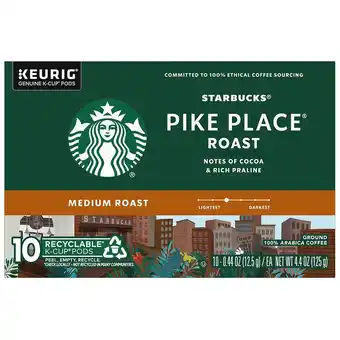 Walgreens K-Cup Pike Place Pike Place Roast offer