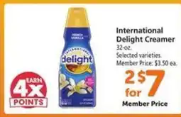 Safeway International Delight Creamer offer