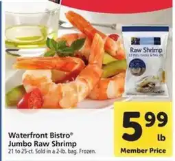 Safeway waterfront BISTRO Jumbo Raw Shrimp offer