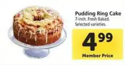 Safeway Pudding Ring Cake offer