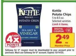 Safeway Kettle Potato Chips offer