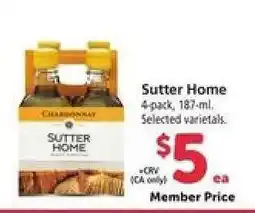 Safeway Sutter Home offer