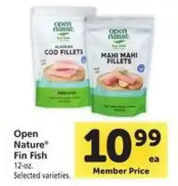 Safeway Open Nature Fin Fish offer