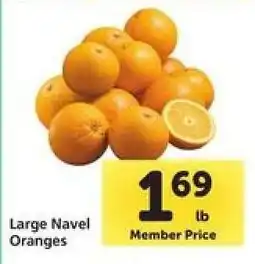 Safeway Large Navel Oranges offer