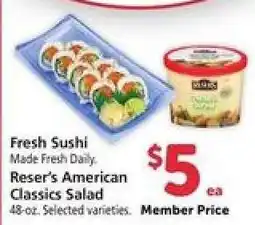 Safeway Reser's American Classics Salad offer