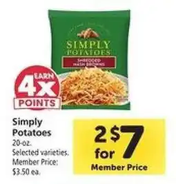 Safeway Simply Potatoes offer